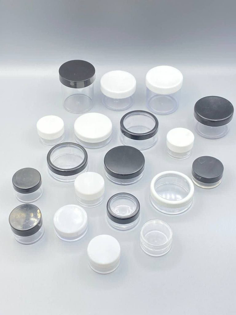ظرف کریستال طرح کهربا 20 گرم حلقه سفید 