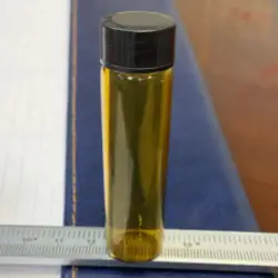 ویال 10 سی سی درپیچ قهوه ای با درب باکالیت