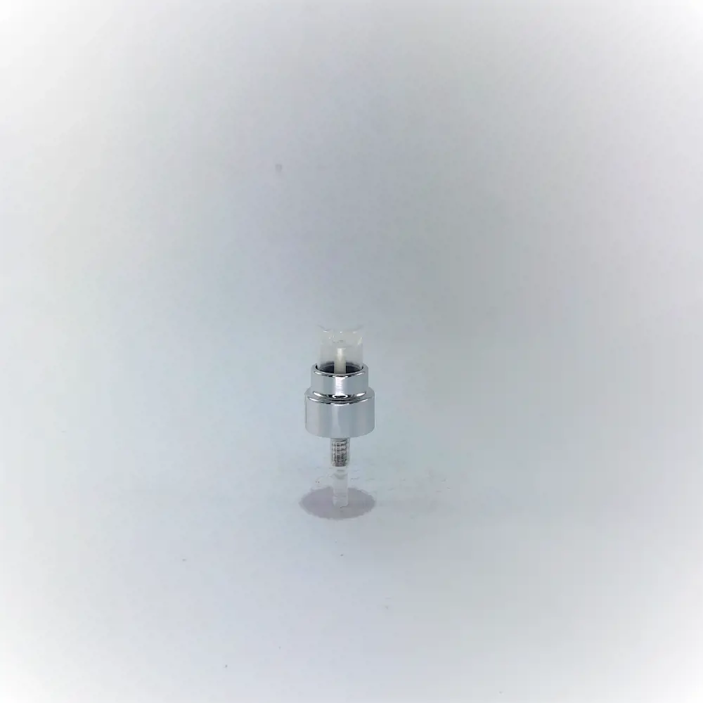 پمپ غلیظ پاش پلاستیک با روکش آلومینیوم 20 میل نقره ای