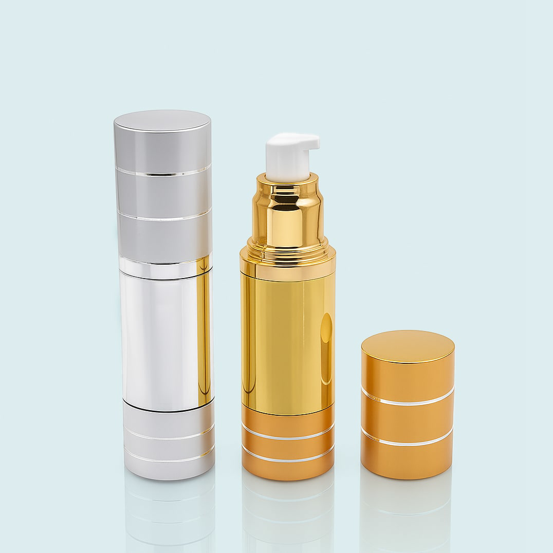 بطری ایرلس 30 میل طلایی و نقره ای CO180057