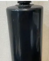 بطری پت 1 لیتری دهانه 28 شانه تخت مشکی