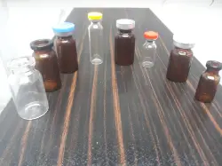 شیشه ویال دارویی سفید و قهوه ای سایز ۲سی سی تا ۱۰۰ سی سی