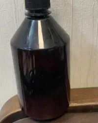 بطری پت 500 میل دهانه 28 شانه گرد قهوه ای